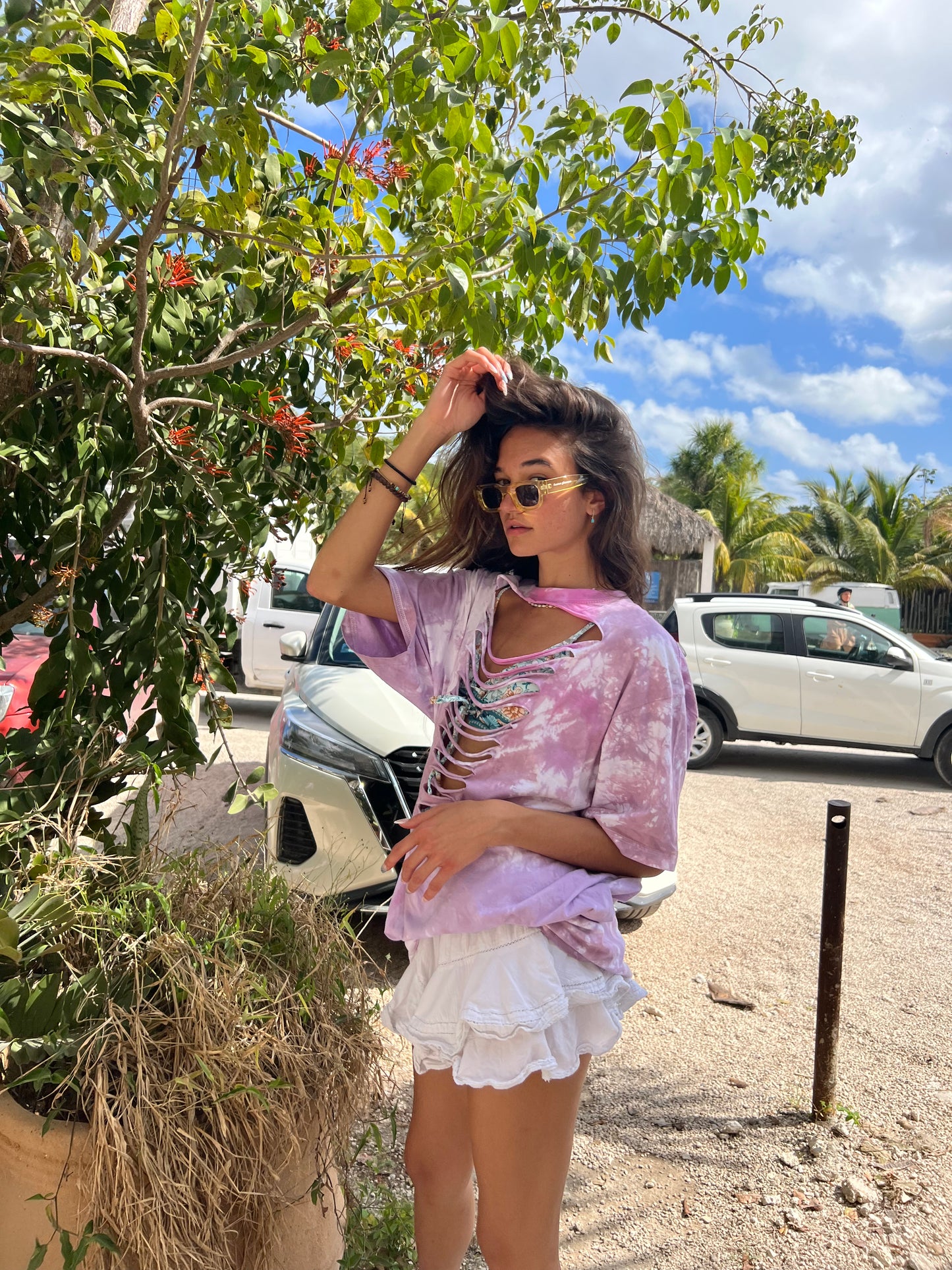 SHREDDED BEACH T